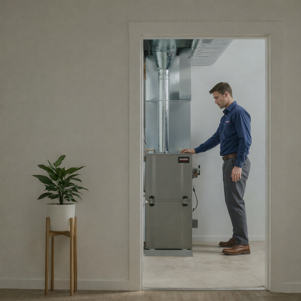 HVAC website system structure visualization