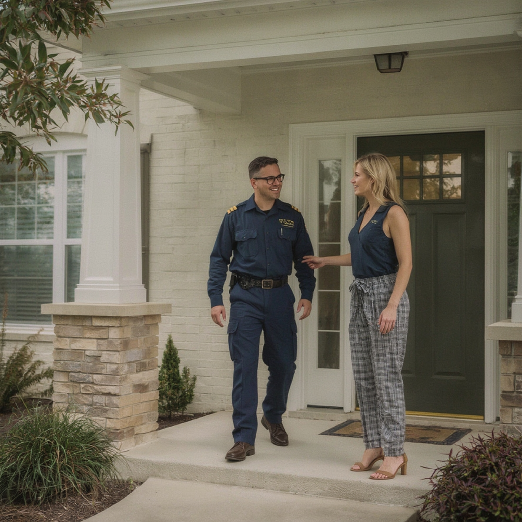 Residential HVAC service visit in the Boise area