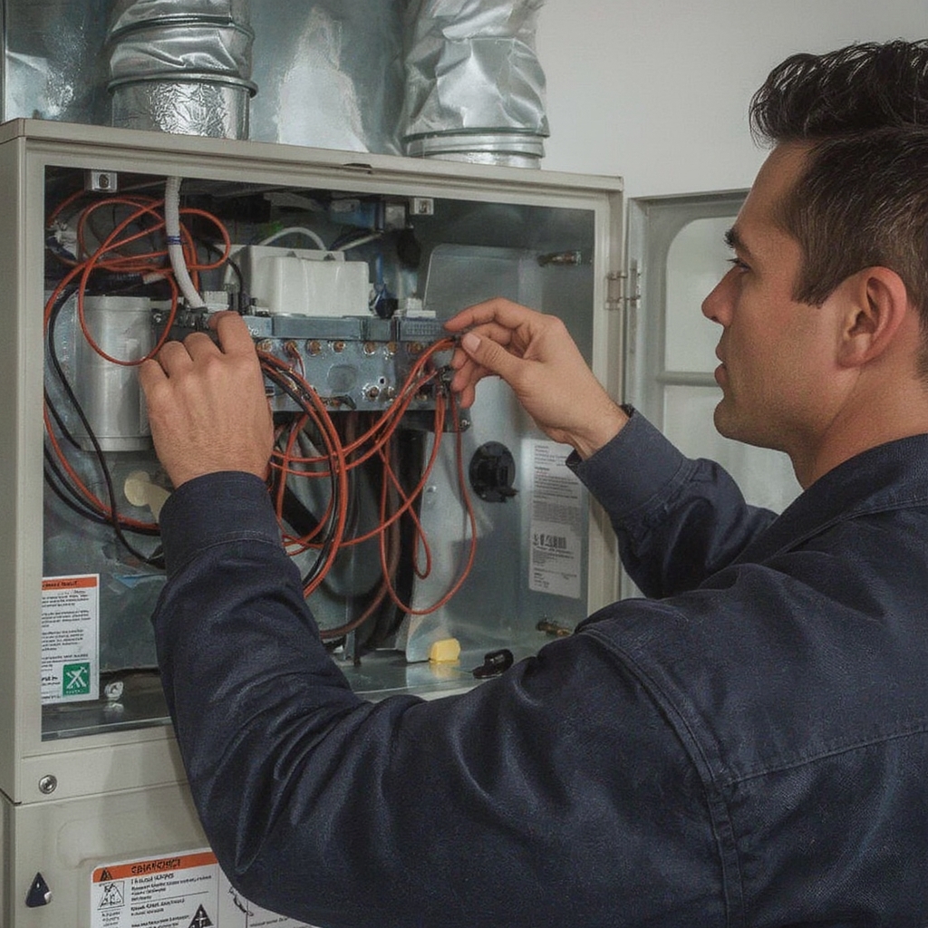 Furnace inspection and repair detail