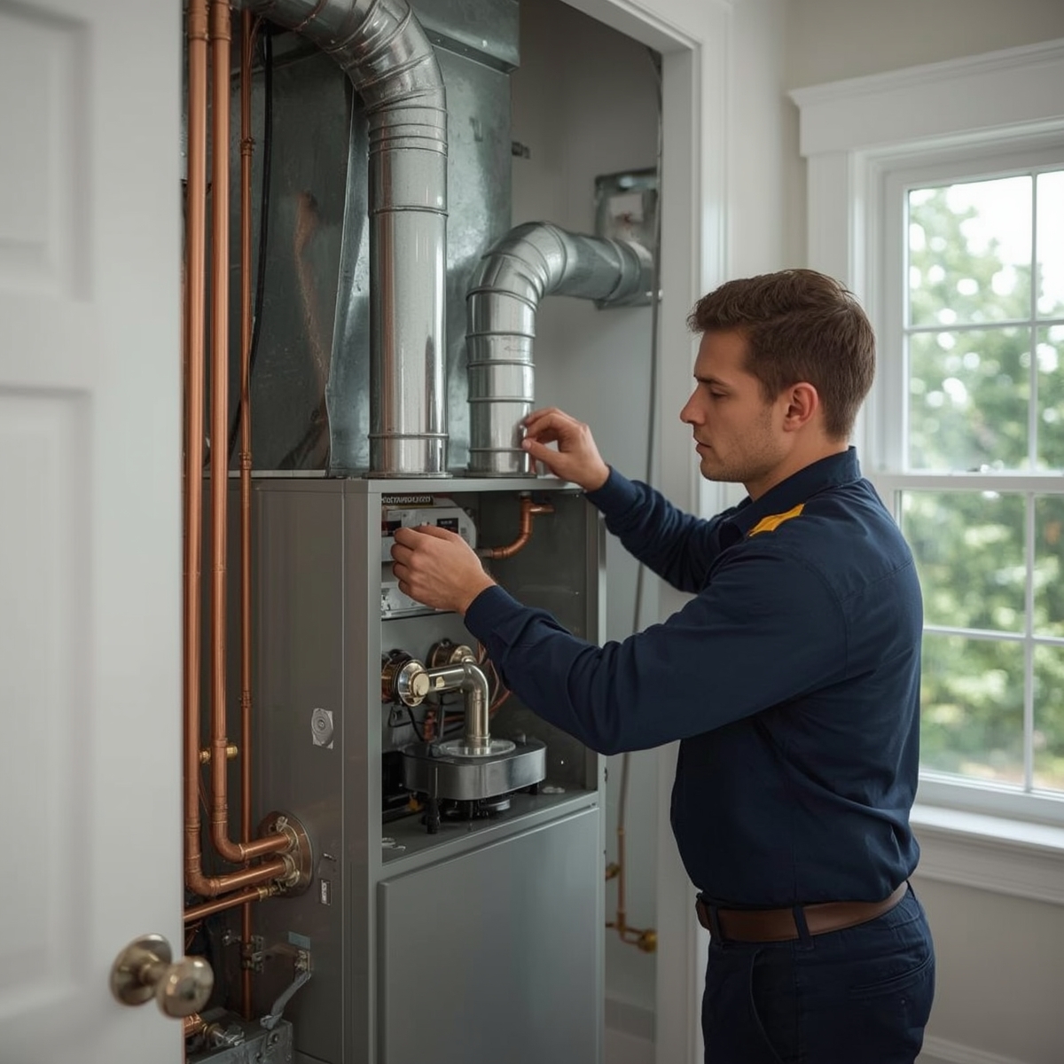 HVAC installation detail